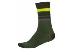 Endura BaaBaa Merino Stripe Forest Socks