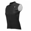 LeBram Allos Women's Sleeveless Jacket Black Fitted