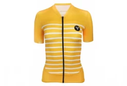 LeBram Ventoux Women's Short Sleeve Jersey Yellow Fitted -Mtb-Mountainbiken Winkel 17308115f6e30e9061b39.72531369