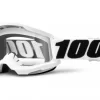 100% STRATA 2 Goggle | White Black Everest | Clear Lenses
