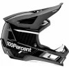 100% Aircraft 2 Integrale Helm Zwart / Wit