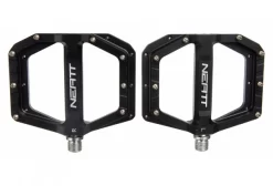 Paar Vlakke Pedalen Neatt Oxygen V2 8 Pinnen Zwart