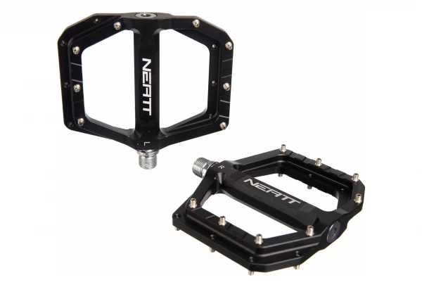 Paar Vlakke Pedalen Neatt Oxygen V2 8 Pinnen Zwart 2 Paar Vlakke Pedalen Neatt Oxygen V2 8 Pinnen Zwart - Afbeelding 2
