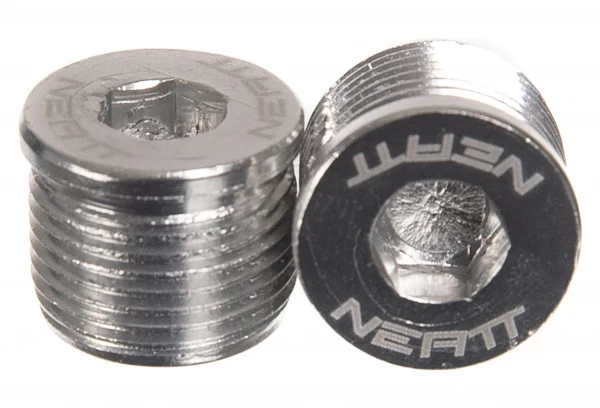 Neatt Attack V2/Oxygen V2 Zilveren Pedaalas Covers (x2) 2 Neatt Attack V2/Oxygen V2 Zilveren Pedaalas Covers (x2) - Afbeelding 2