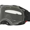 Oakley Airbrake MX Tuff Blocks Goggle Black Gunmetal Clear / Ref. OO7046-B0