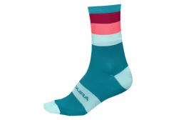 Endura Bande Passante Socks Blue Paisley