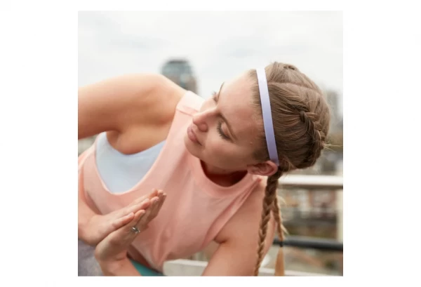 Pak Van 3 Reebok Sport Haarbanden Blauw/Groen/Paars 2 Pak Van 3 Reebok Sport Haarbanden Blauw/Groen/Paars - Afbeelding 2