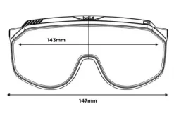 BOLLE Bollé Chronoshield Volt+ Mat Zwart / Grijs -Mtb-Mountainbiken Winkel 20184176123813f7da702.11956660