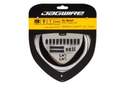 Jagwire 2x Sport Shift Kit White Braided