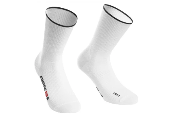 Paar Assos Equipe RSR Witte Sokken 1 Paar Assos Equipe RSR Witte Sokken