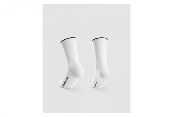 Paar Assos Equipe RSR Witte Sokken 2 Paar Assos Equipe RSR Witte Sokken - Afbeelding 2