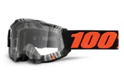 100% Accuri 2 Grey Stripe / Red Mirror Lens