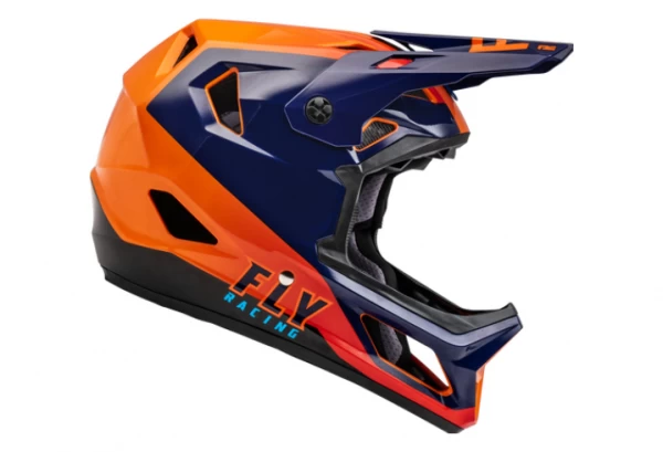 Fly Racing Rayce Integral Helm Red / Orange / Black 4 Fly Racing Rayce Integral Helm Red / Orange / Black - Afbeelding 4