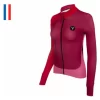 LeBram Madeleine Dames Jersey Lange Mouwen Fuschia / Roze Fitted