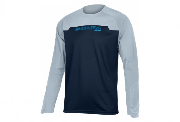 Endura MT500 Burner Long Sleeve Jersey Inktblauw 1 Endura MT500 Burner Long Sleeve Jersey Inktblauw