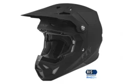 Fly Racing Formula CP Solid Volgelaatshelm Zwart