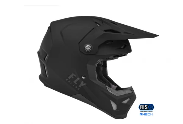 Fly Racing Formula CP Solid Volgelaatshelm Zwart 4 Fly Racing Formula CP Solid Volgelaatshelm Zwart - Afbeelding 4