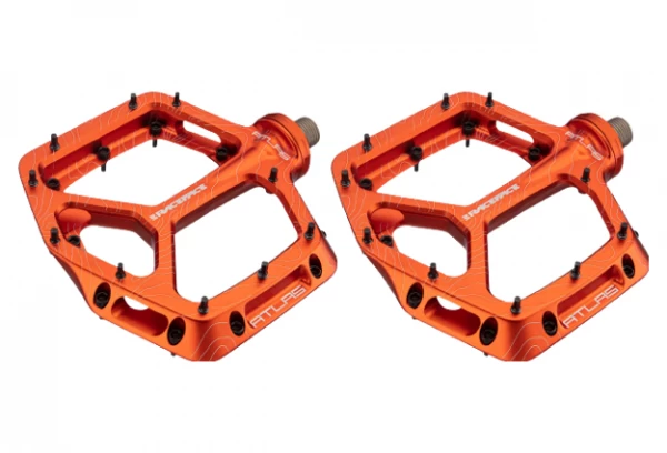 Atlas Orange Race Face Flat Pedals 1 Atlas Orange Race Face Flat Pedals