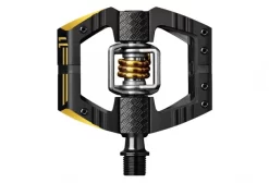 Crankbrothers CRANK BROTHERS MALLET E 11 Clipless Pedalen Met Kooi Zwart Goud