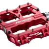Reverse Escape Flat Pedals - Red