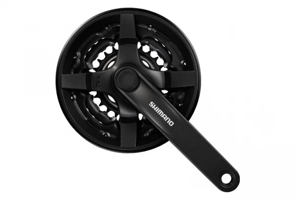 SHIMANO Crankset Tourney FC-TY501 6/7/8s Black 48/38/28 170mm 1 SHIMANO Crankset Tourney FC-TY501 6/7/8s Black 48/38/28 170mm