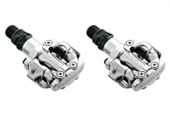 Shimano M520 Clipless SPD MTB Pedalen Zilver