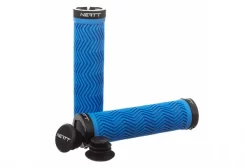 Neatt Lock On Wave Neon Blue Grips