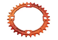 Race Face Smal Breed Enkele Kettingring 104mm BCD Oranje