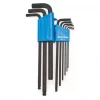 Park Tool HXS-1.2 9-delige Inbussleutelset (lang)