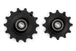 Elvedes Pair Of Jockey Wheels 1 X 12t + 1 X 14t Narrow Wide Bearings