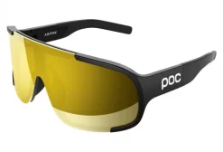 Paar Poc Aspire Clarity Uranium Black/Gold Mirror Goggles