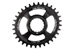 Burgtec Ovale Kettingring Dik Dun Zwart